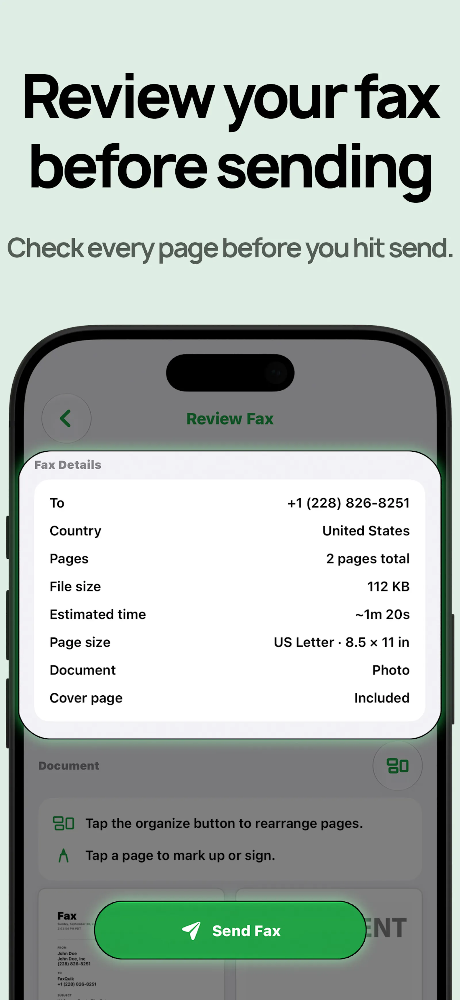 FaxQuik screenshot 3