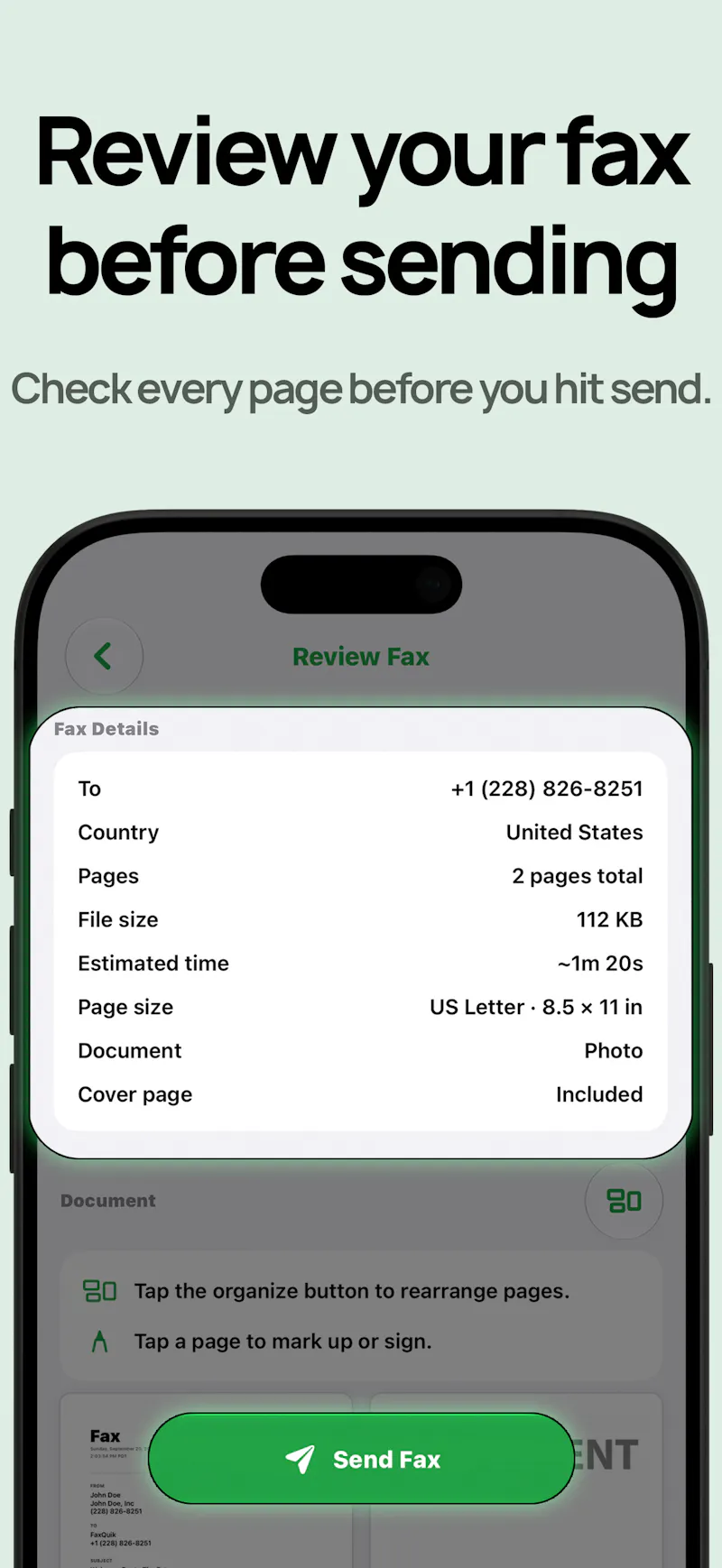 FaxQuik screenshot 3