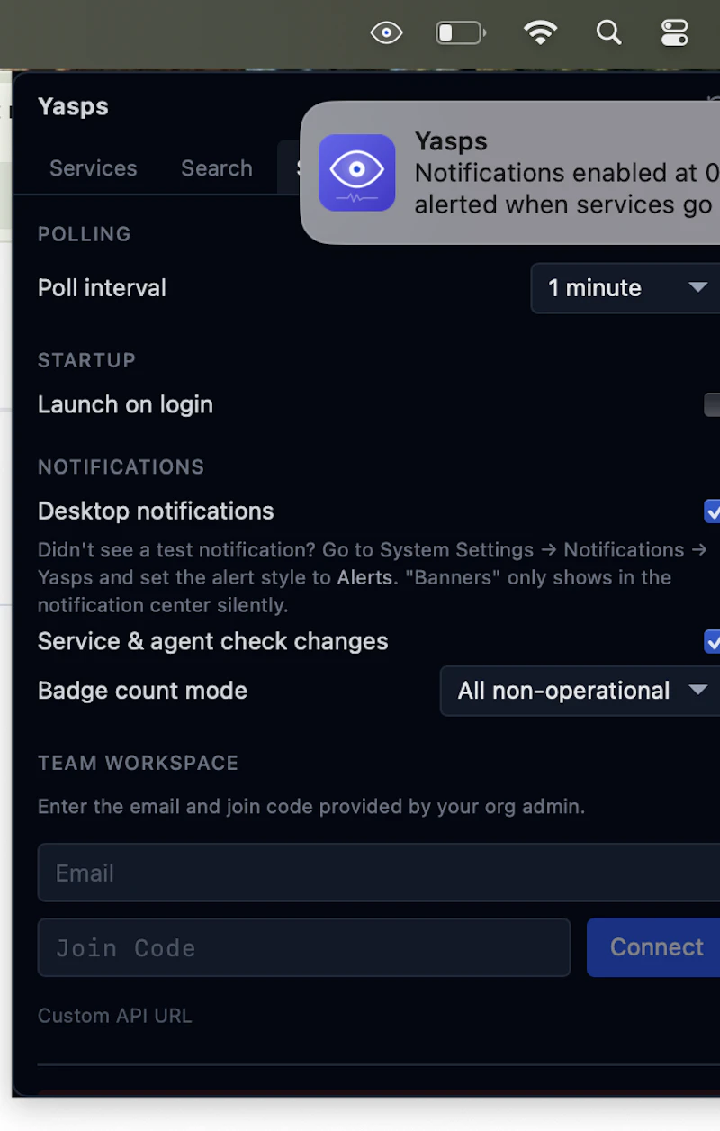 YASPS - Yet Another Status Page Service screenshot 3