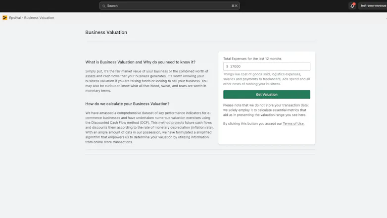 EpsiVal ‑ Business Valuation gallery image