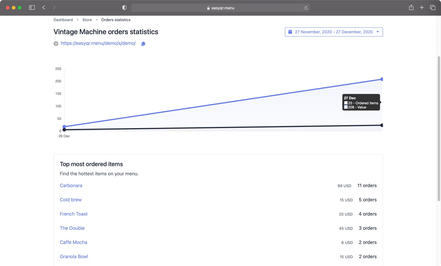 66 QR Menu gallery image