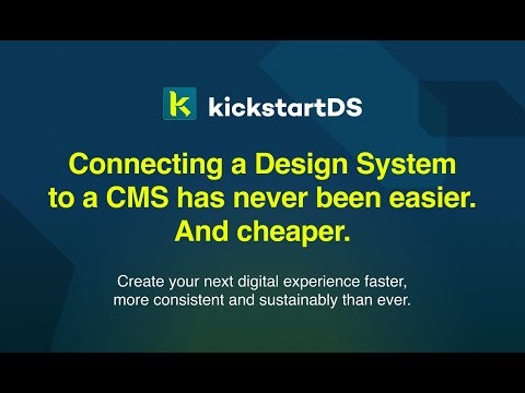 startuptile kickstartDS low-code CMS starters-Connecting a Design System to a CMS just got easier