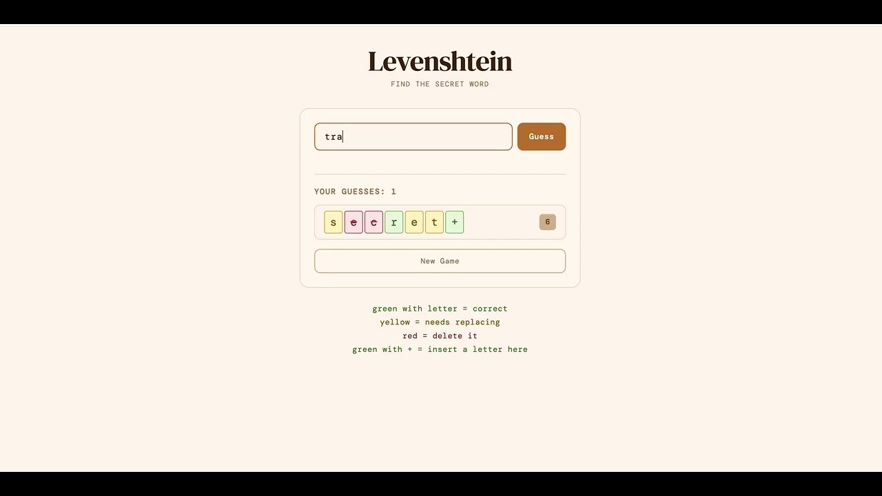 Levenshtein gallery image