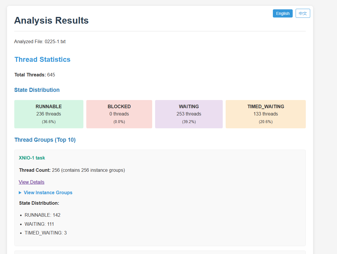 Java Thread Dump Analyzer media 2