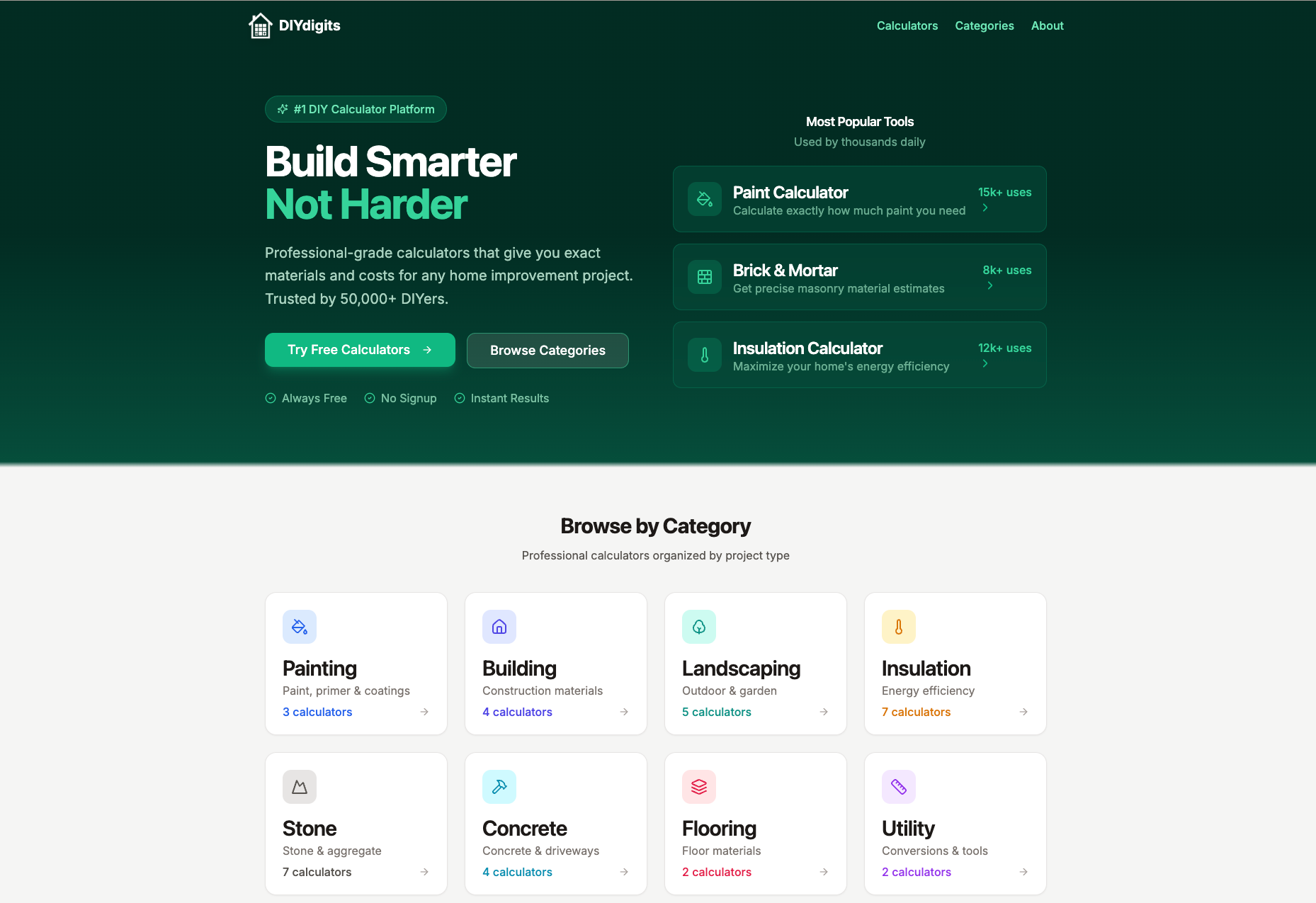DIYdigits - Main product screenshot demonstrating key features and user interface