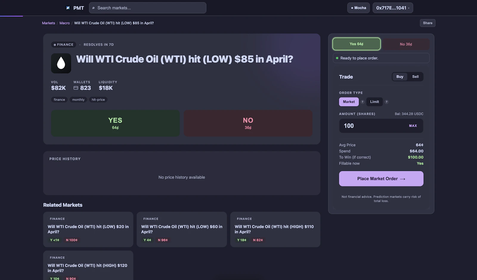 Polymarket Trade — Live Analytics screenshot 5