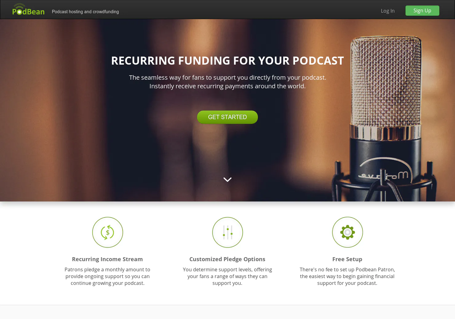 Podbean Podcast Crowdfunding