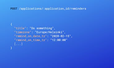 Reminders API gallery image