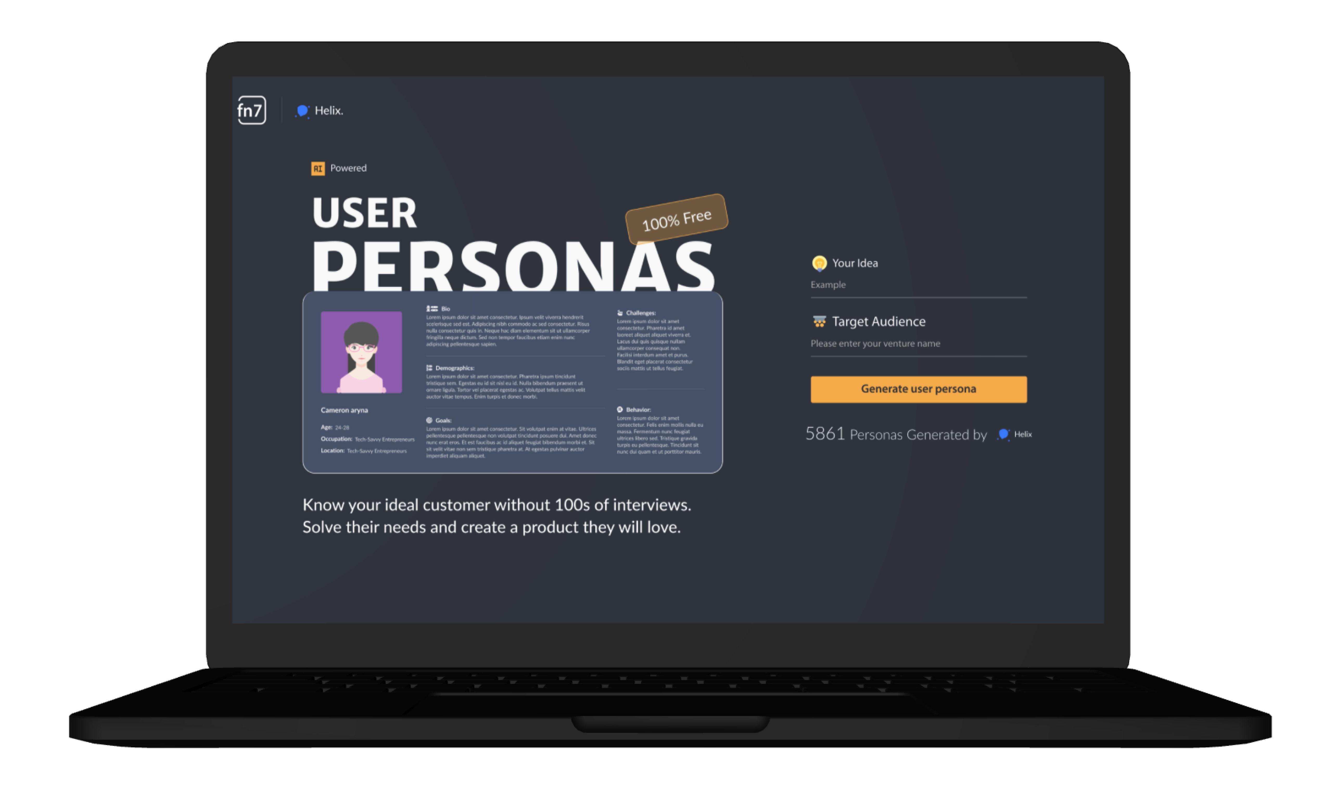 Penjana persona pengguna helix media 3