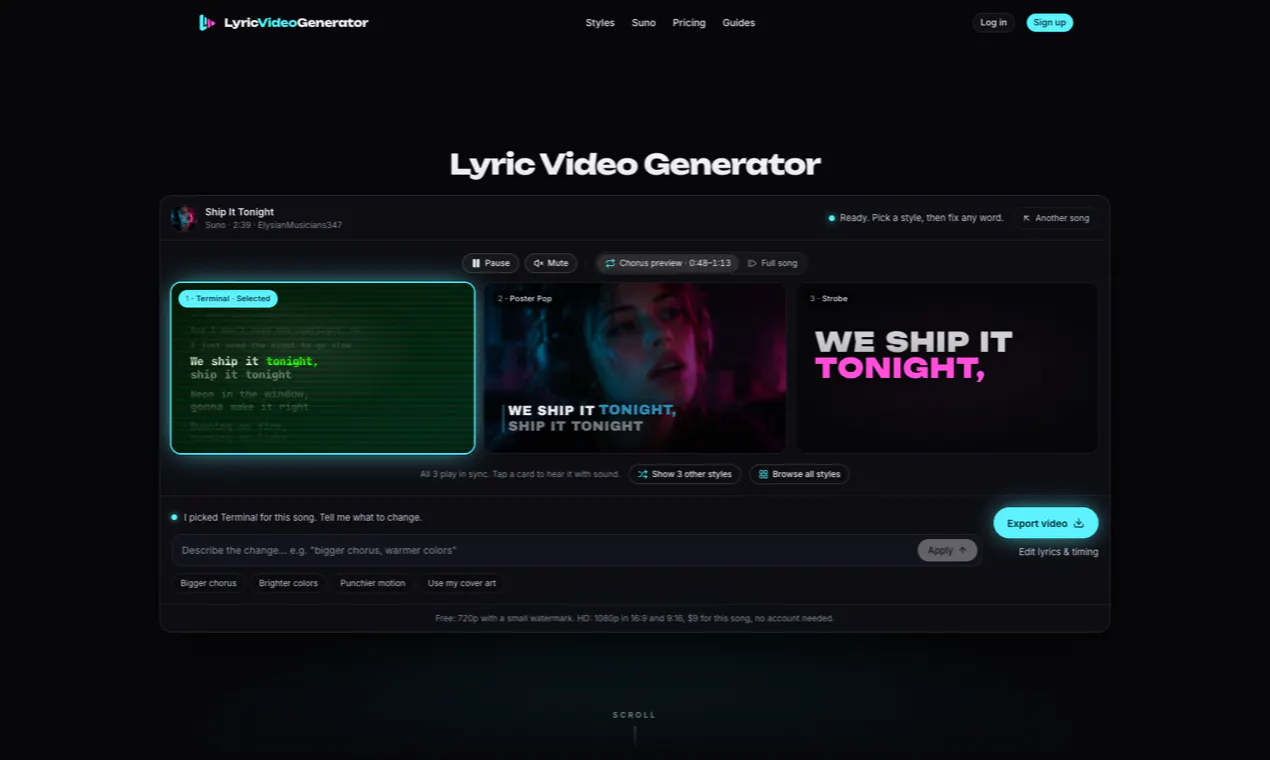 LyricVideoGenerator gallery image