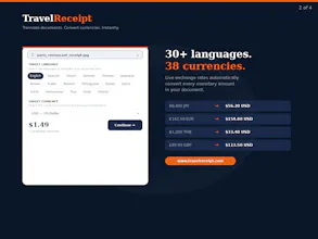 Travel Receipt gallery image