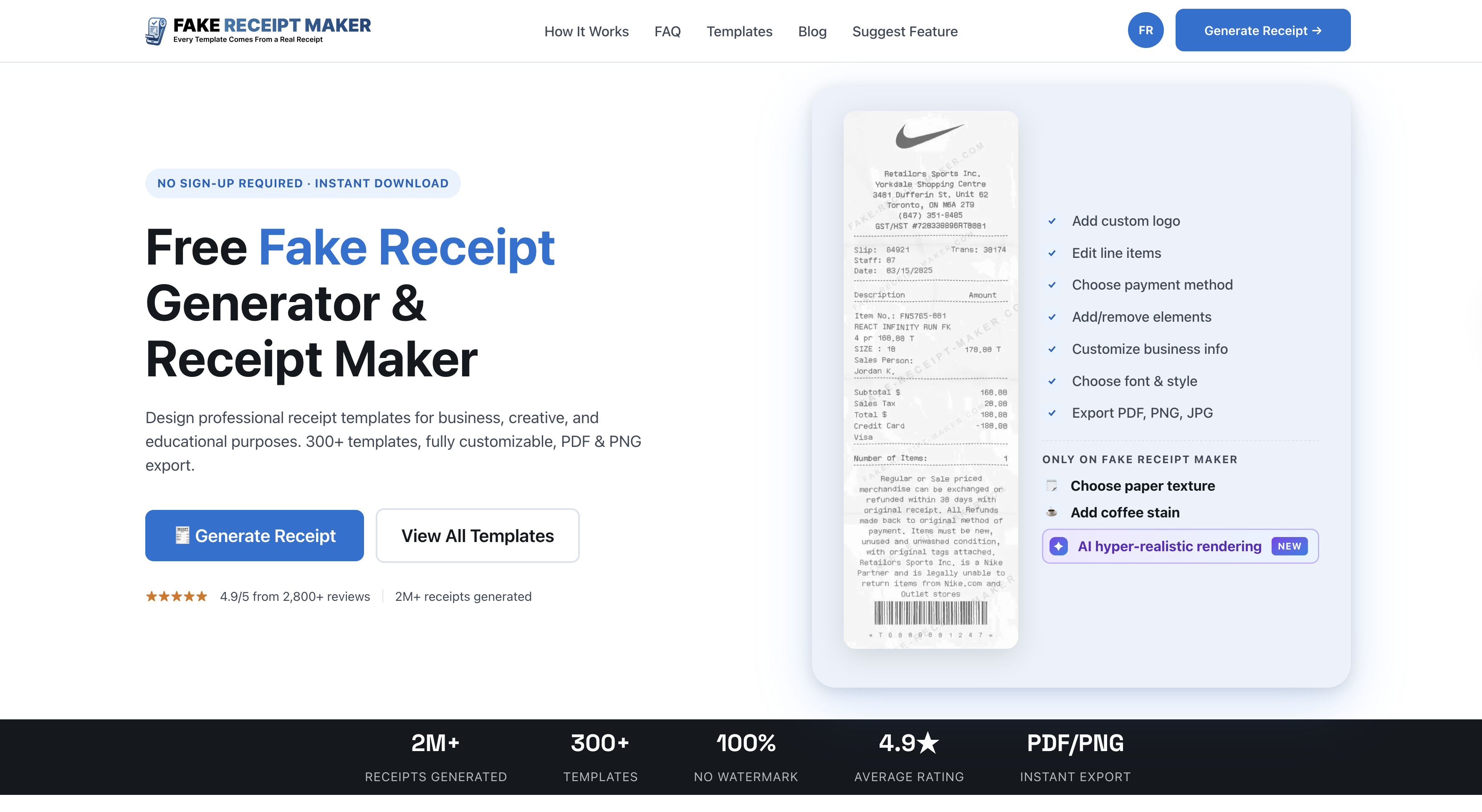 Fake Receipt Maker gallery image