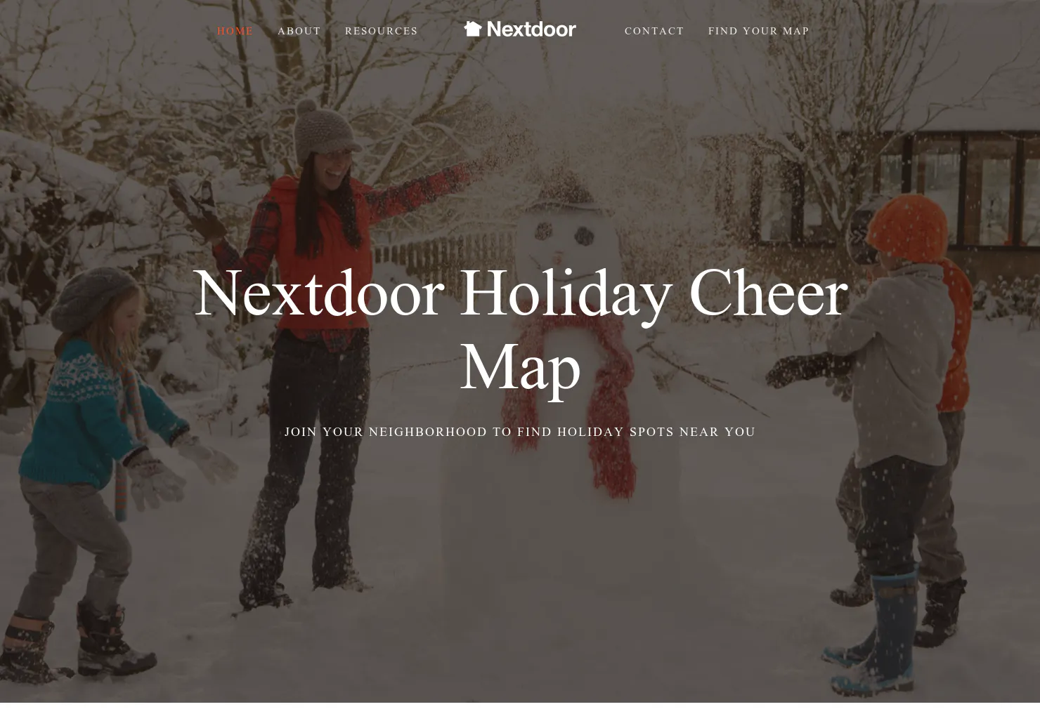 Holiday Cheer Map