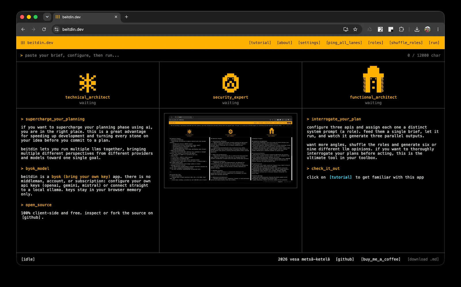 beitdin.dev screenshot 1