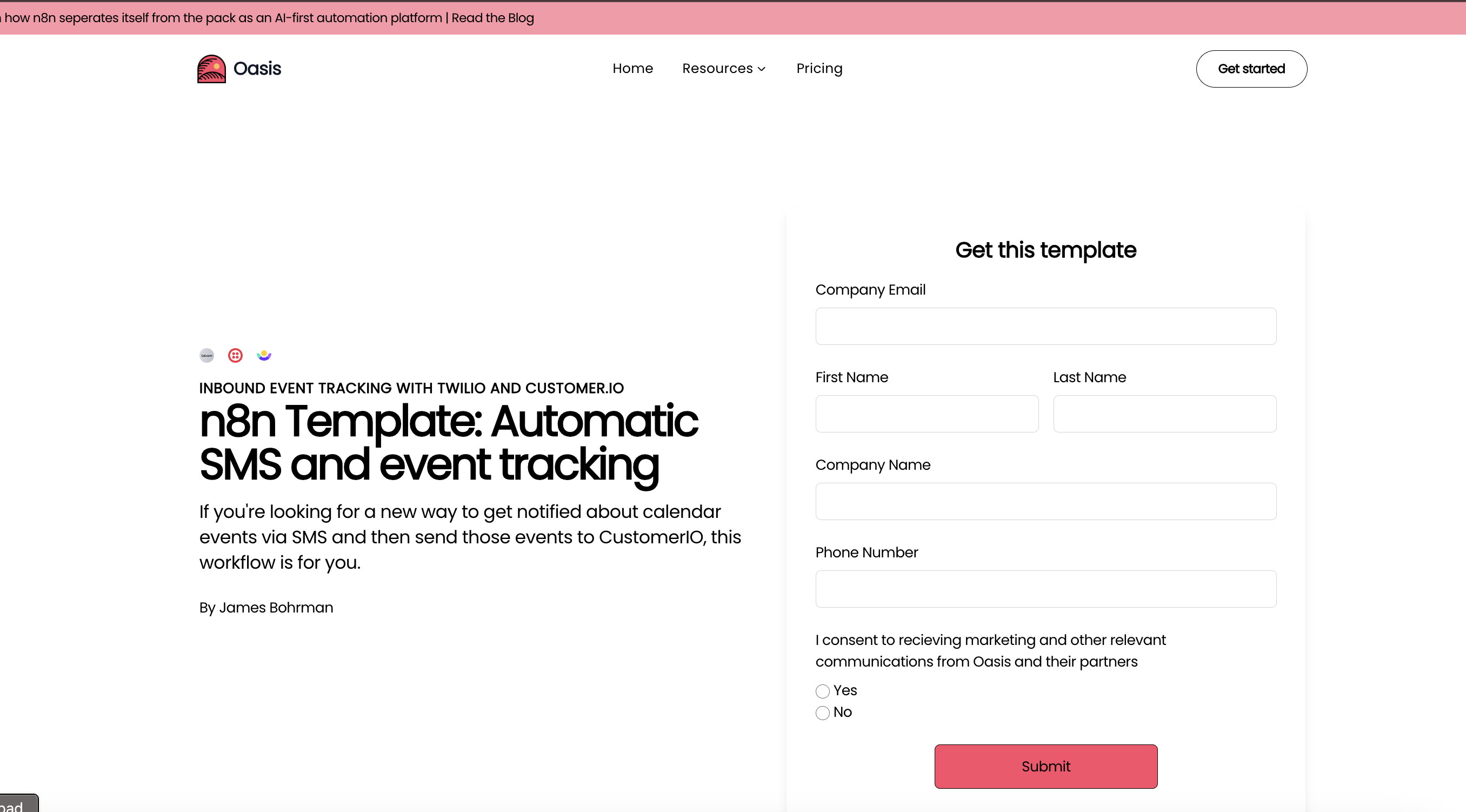 Oasis Template Gallery - Der beste Marktplatz für N8N- und Zapier -Workflows Medien 2