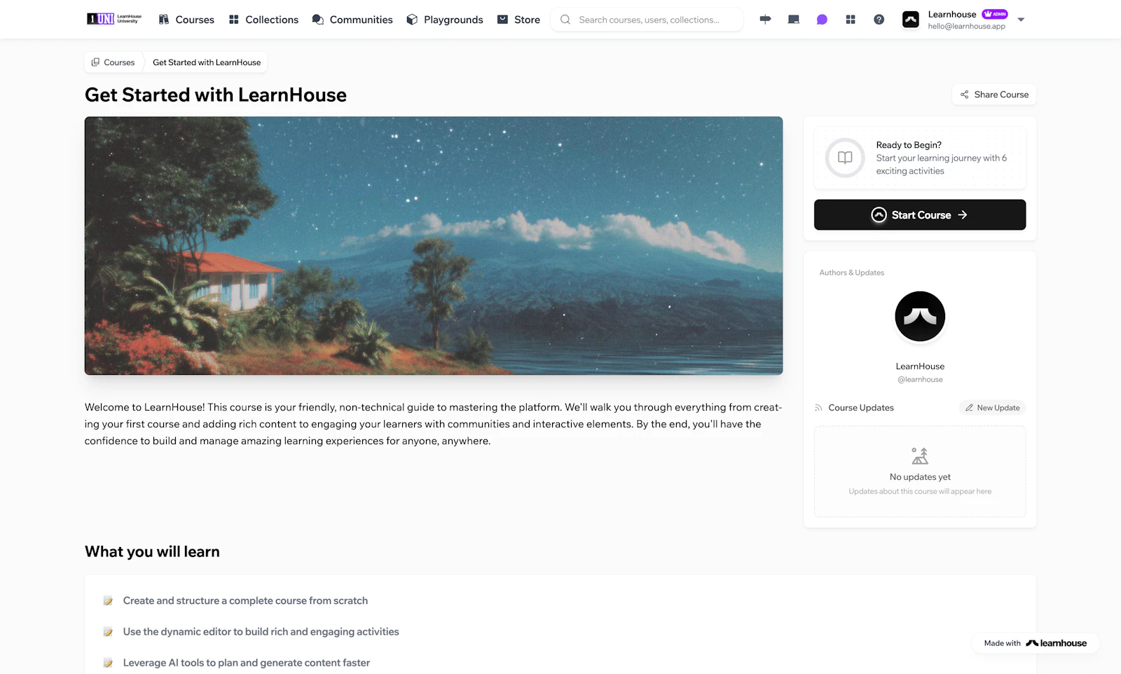 LearnHouse screenshot 2