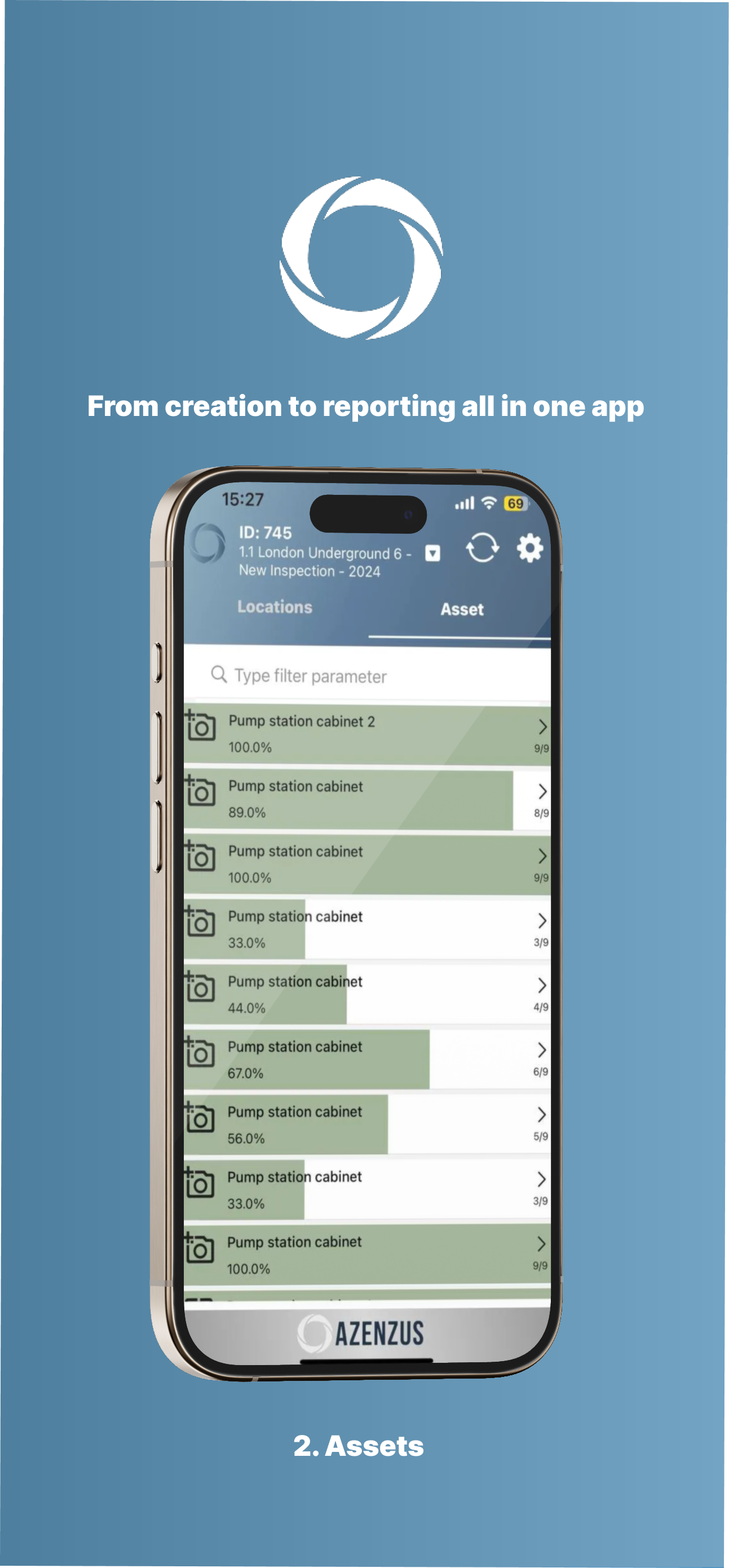 Azenzus Inspection Manager - Screenshot 4 showing product features and functionality
