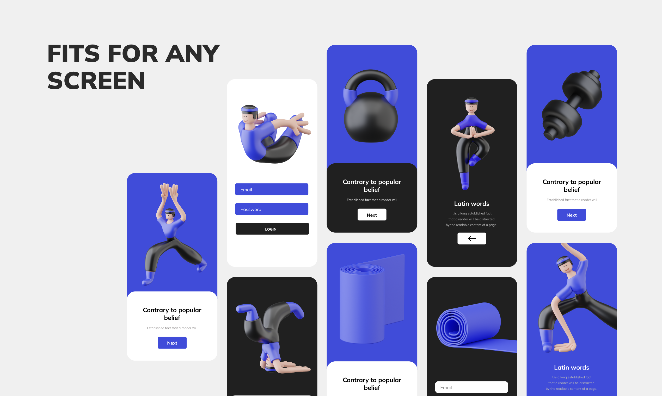 Faticons Yoga Pack - ไอคอน 3D โพลีโพลีต่ำที่ปรับแต่งได้ที่น่าประทับใจสำหรับโครงการของคุณ media 6