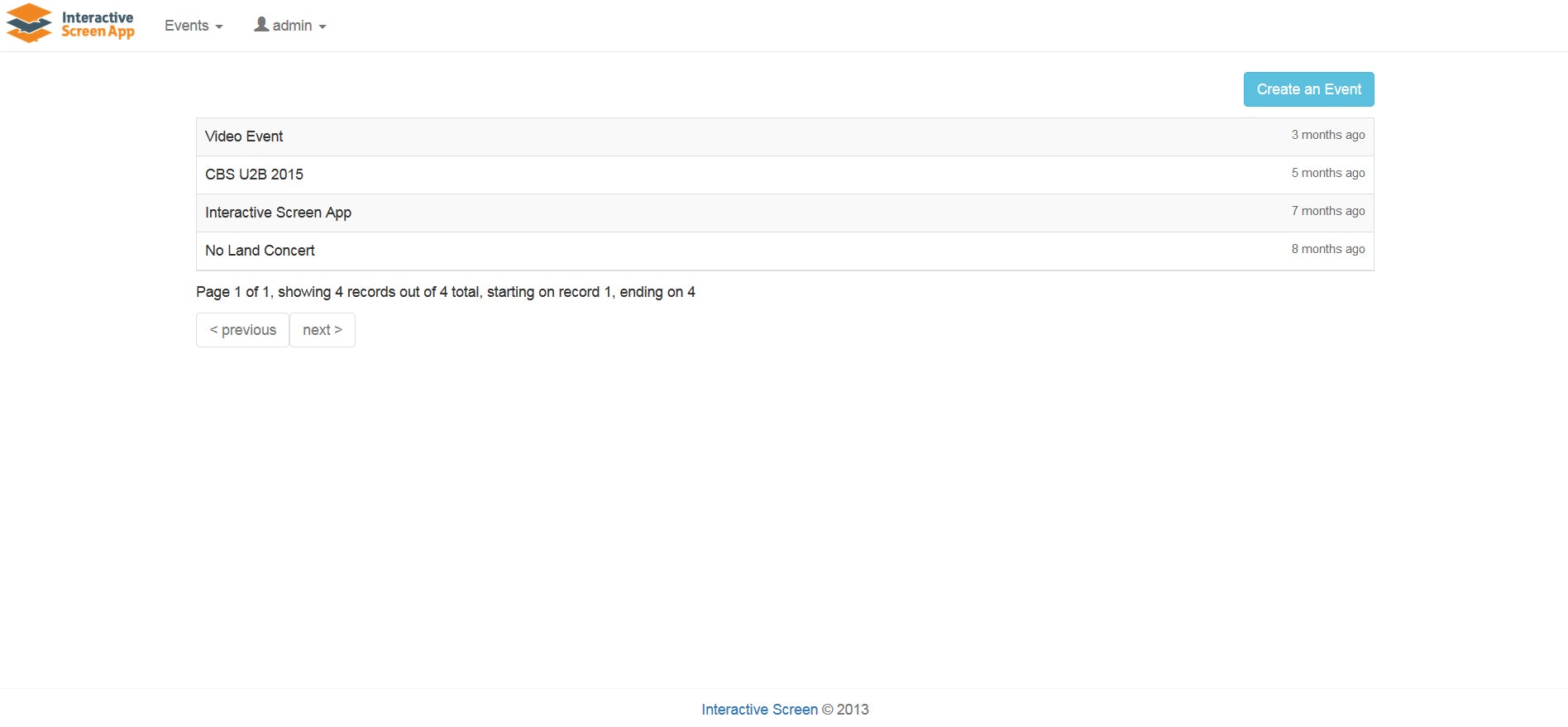 Interactive Screen App gallery image