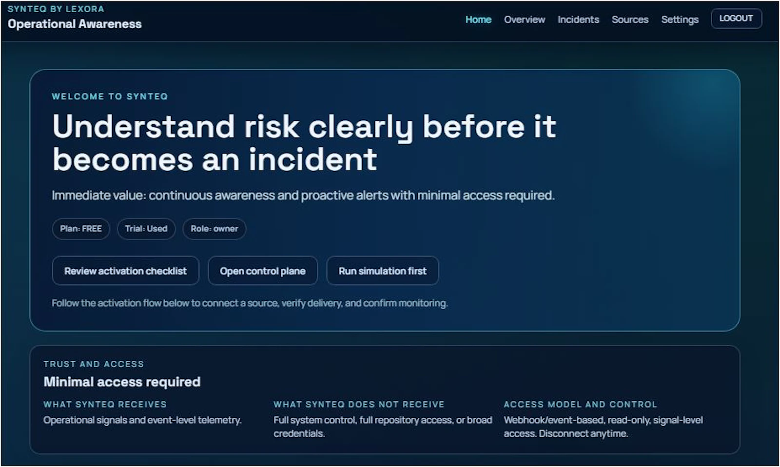 Synteq screenshot 1