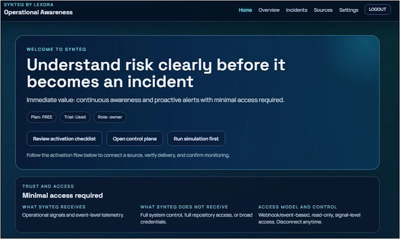 Synteq screenshot 1