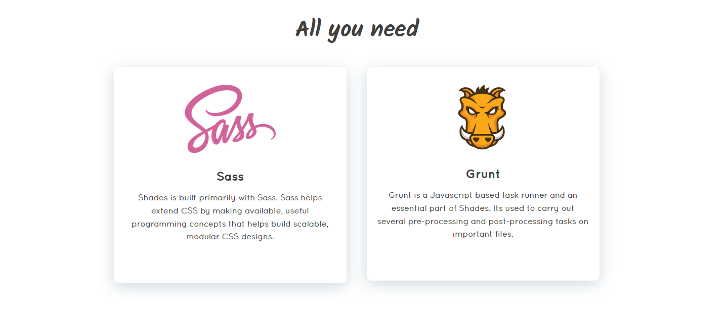 Shades SCSS gallery image