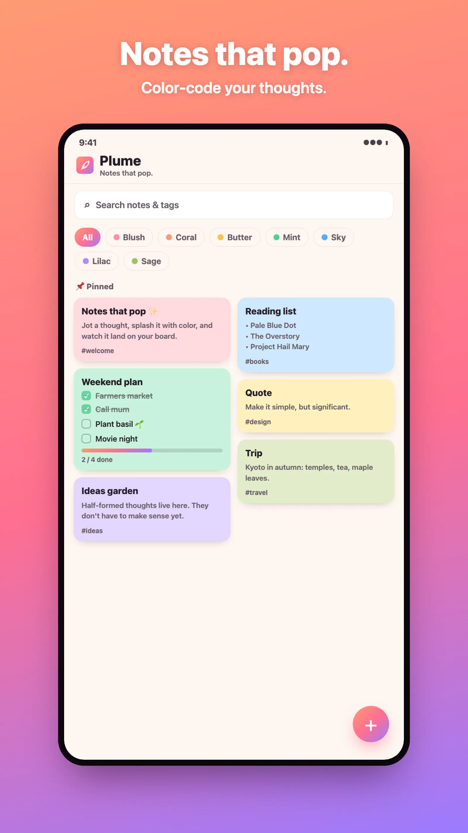 Plume screenshot 3