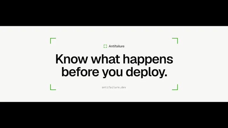 Antifailure screenshot 1 (video preview)