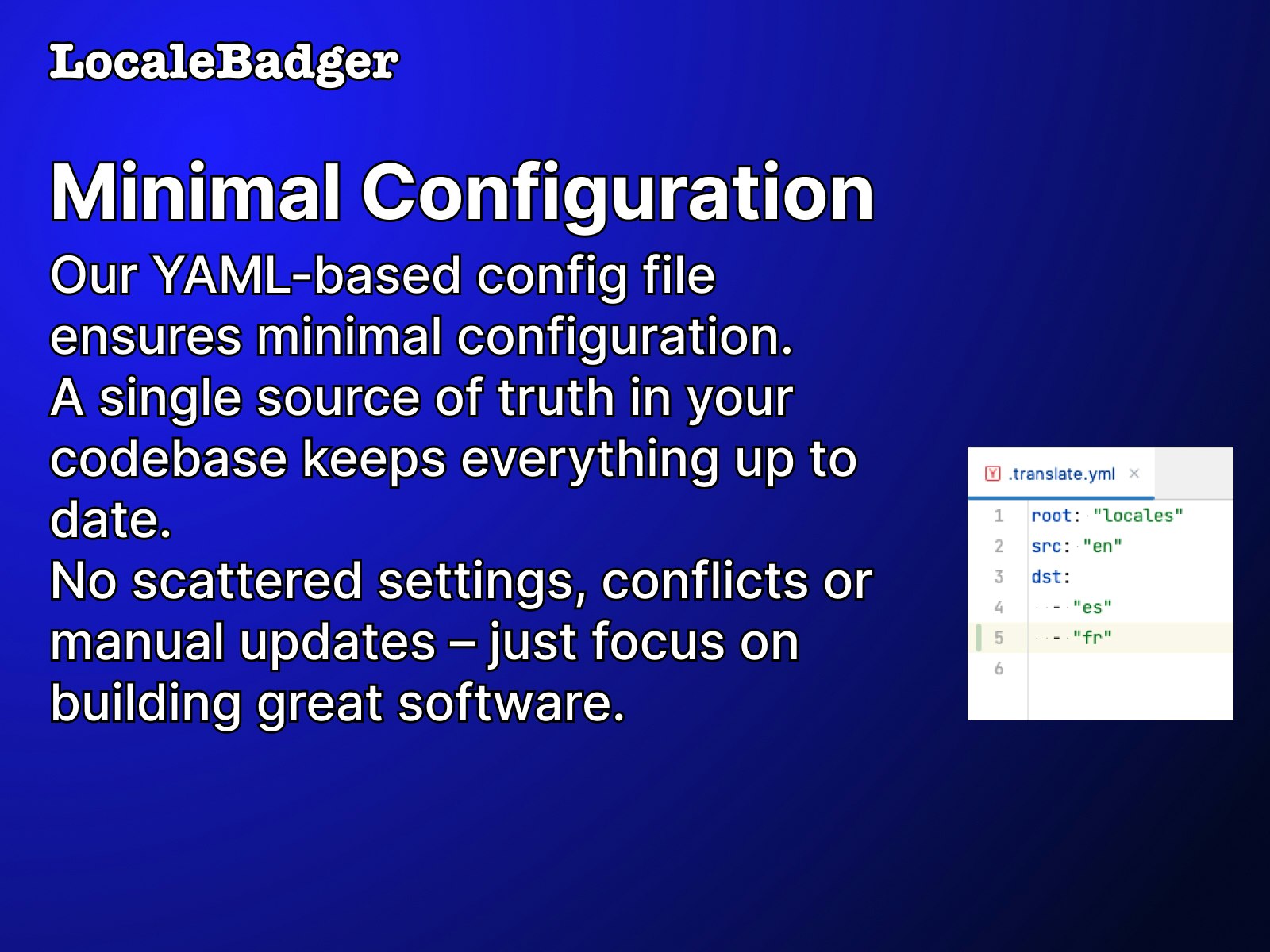 Localebadger - Parla come una traduzione locale, automatizzata su GitHub media 1