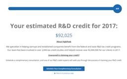 R&D tax credit calculator media 1