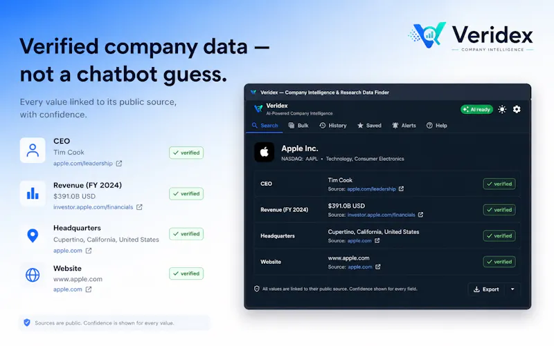 Veridex screenshot 1