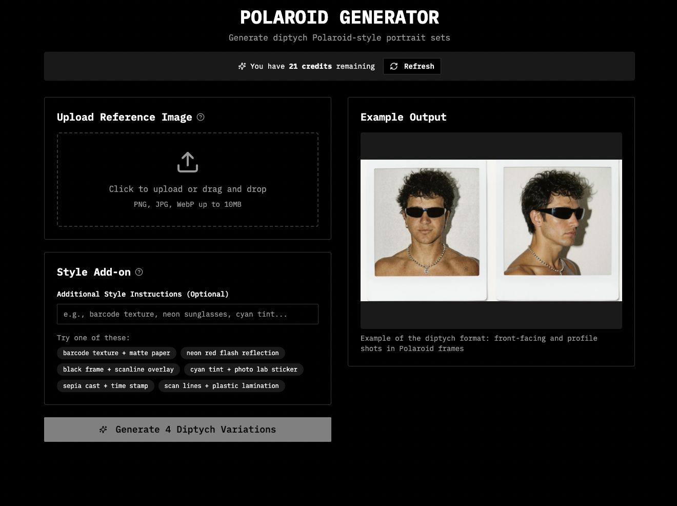 Polaroid Generator gallery image
