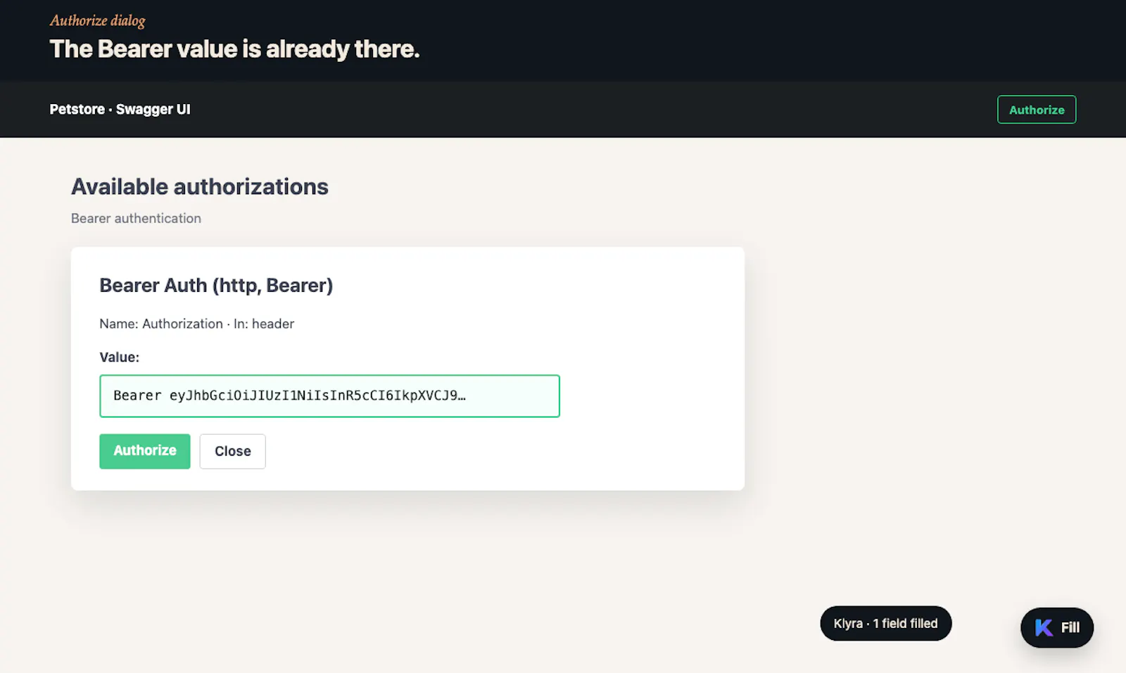 Klyra Autofill screenshot 3