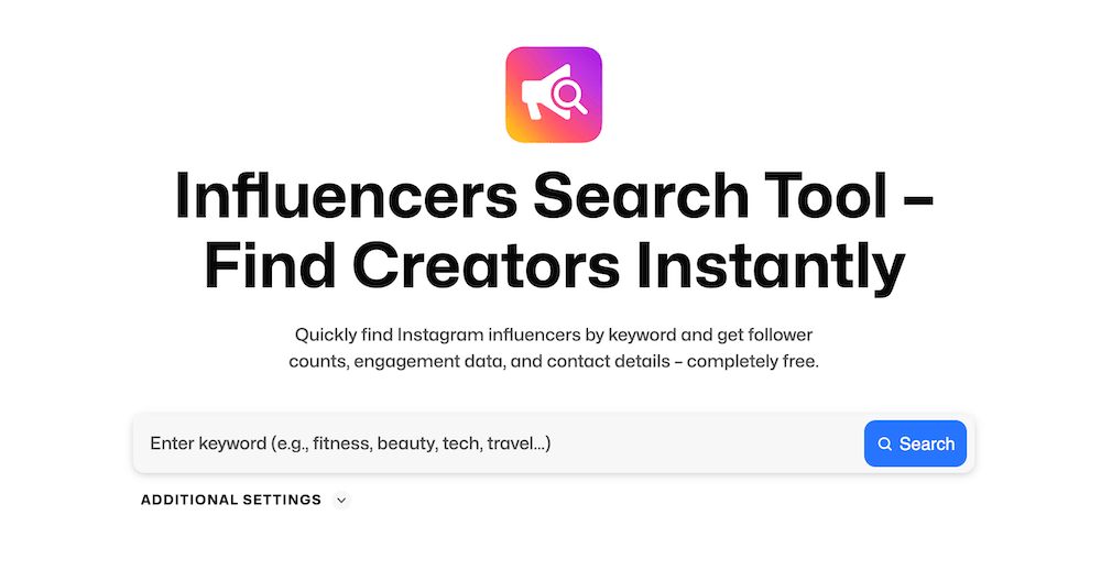 Бесплатный поиск влиятельных индивидуумов в Instagram media 3