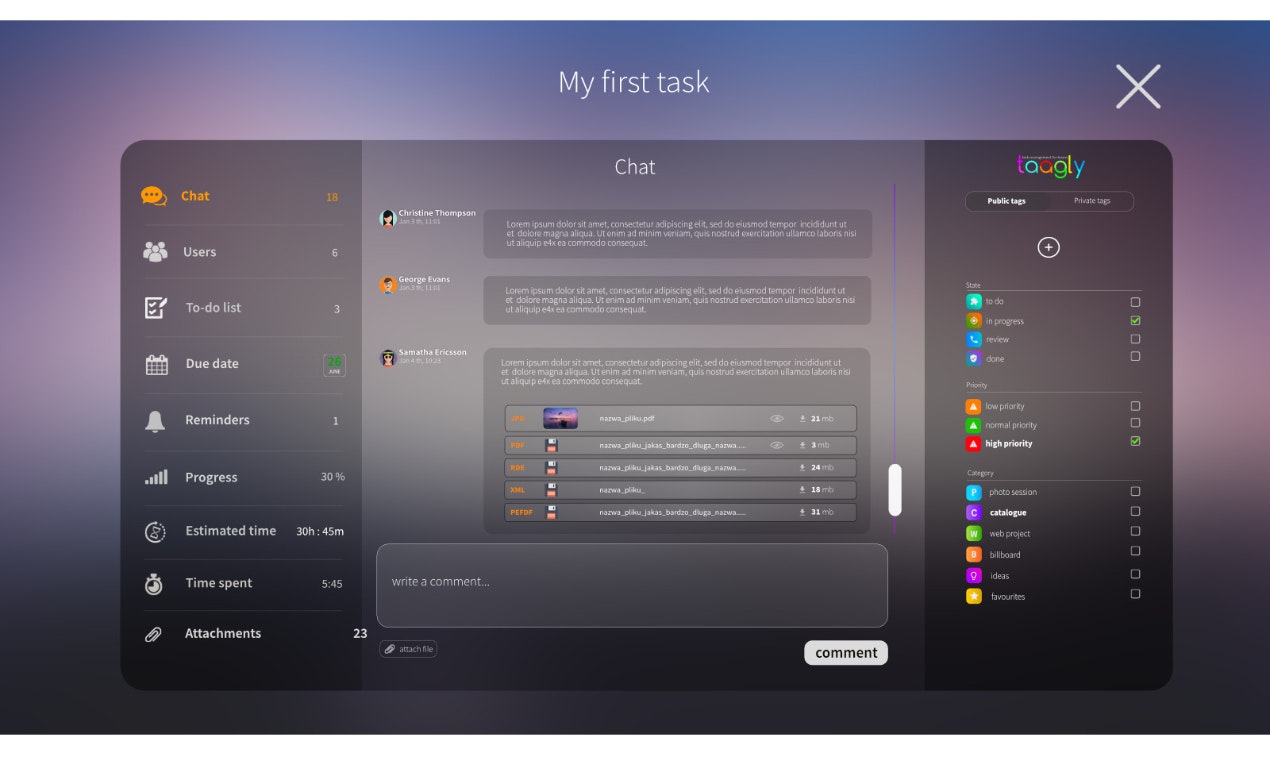 Taagly - project management via tagging gallery image