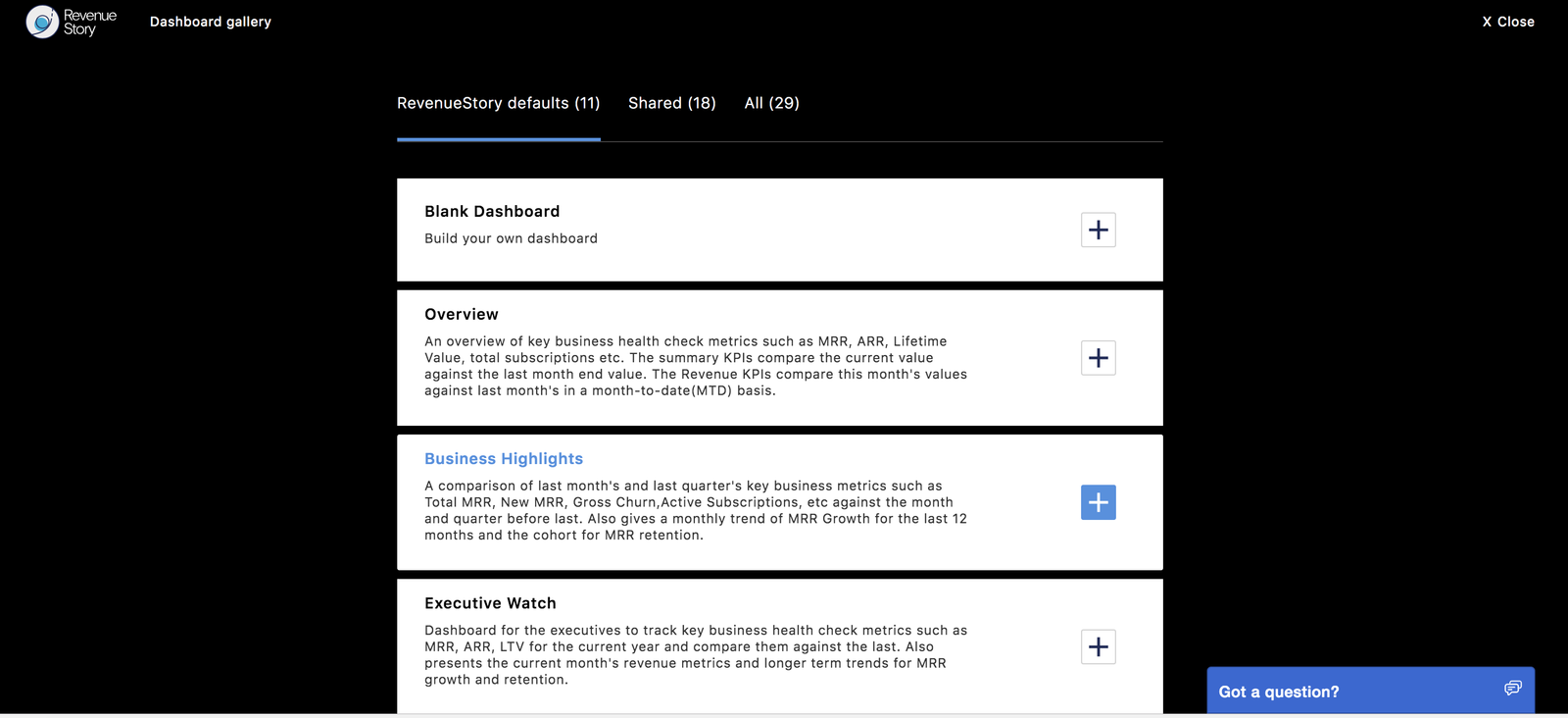 RevenueStory gallery image