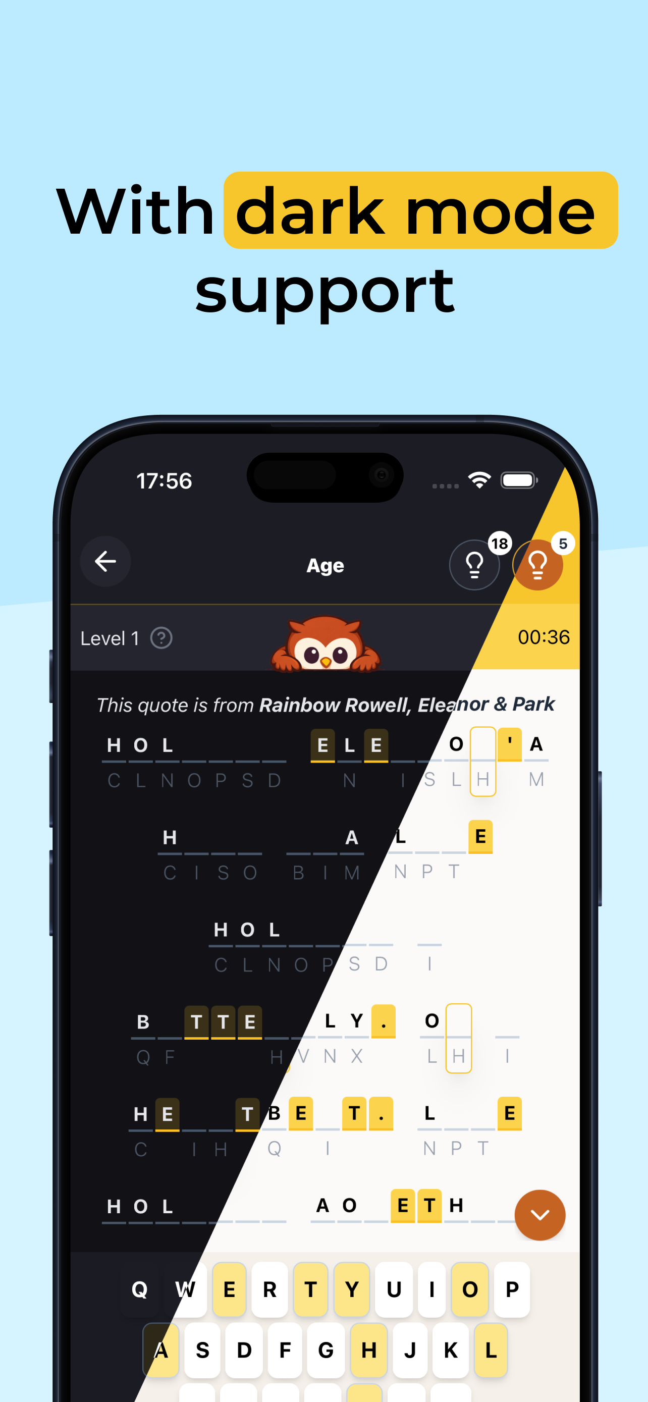 Decodex: Cryptogram Game - Main product screenshot demonstrating key features and user interface