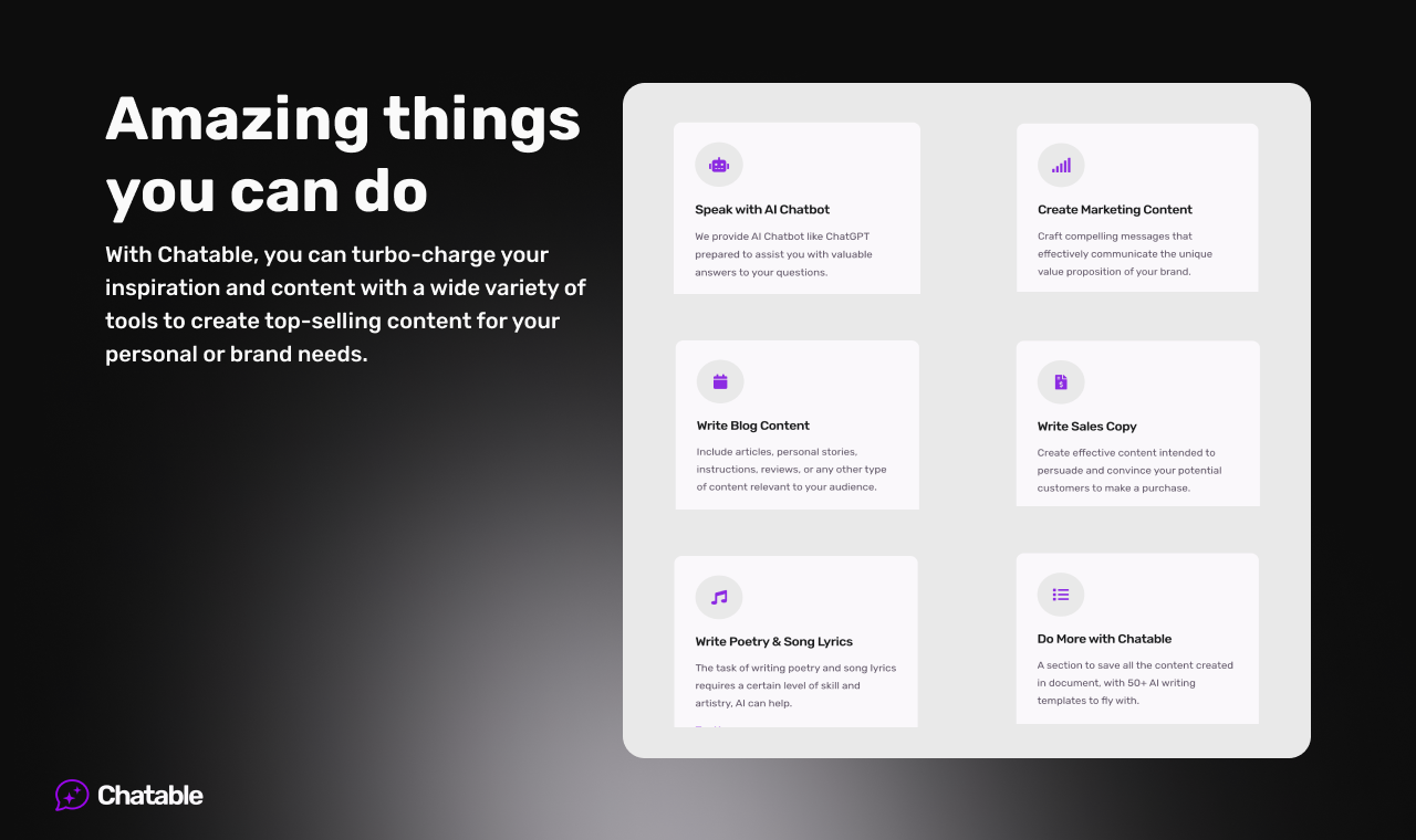 Chatable gallery image