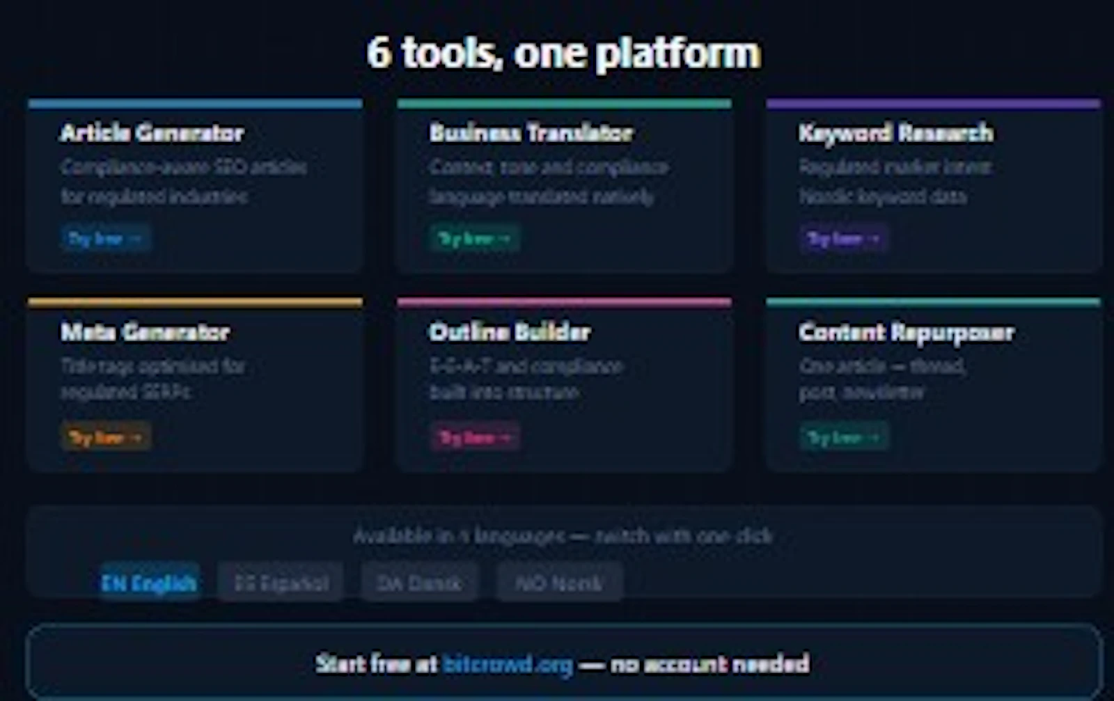 Bitcrowd screenshot 1