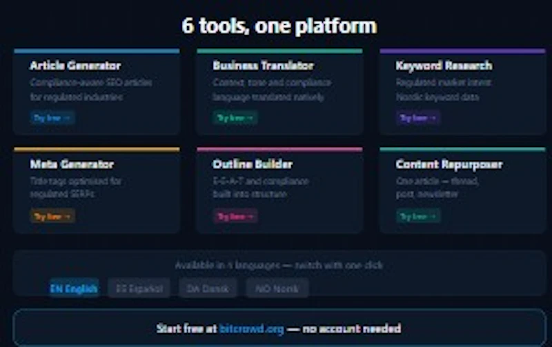 Bitcrowd screenshot 1