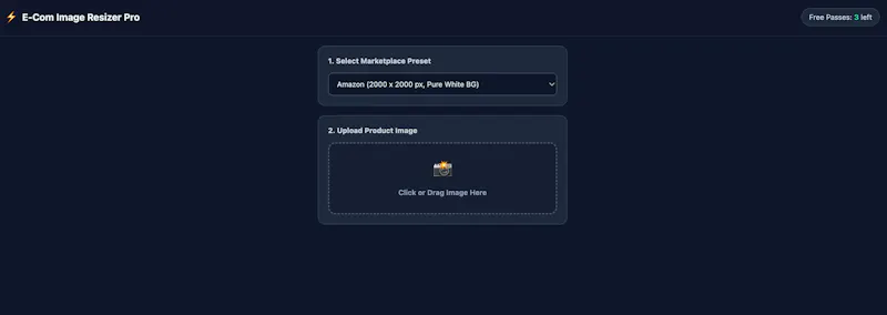 Global E-Com Resizer screenshot 1