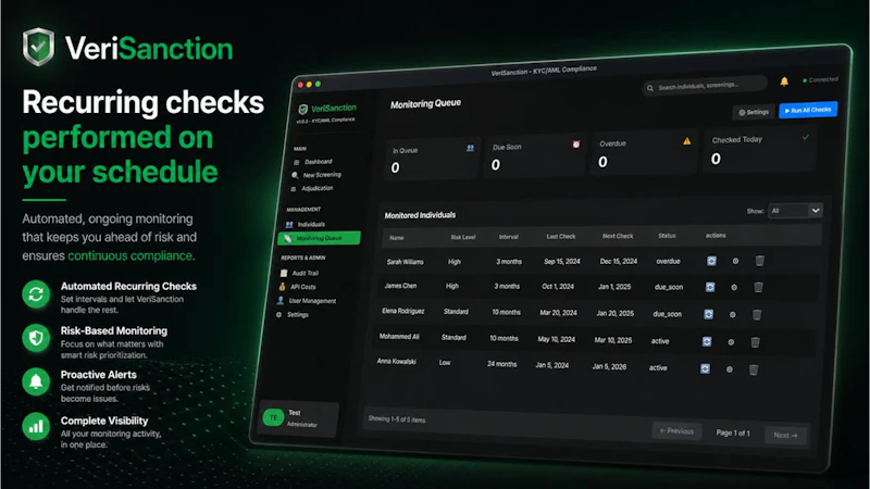 VeriSanction screenshot 3