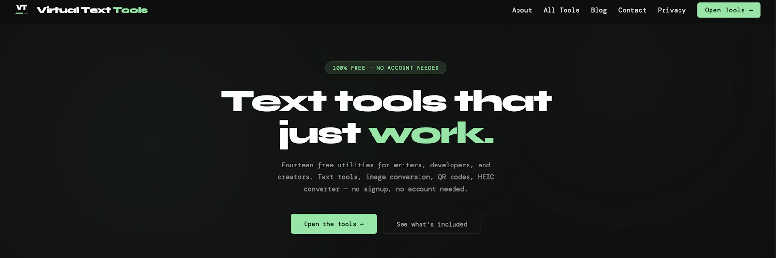 Virtual Text Tools screenshot 1