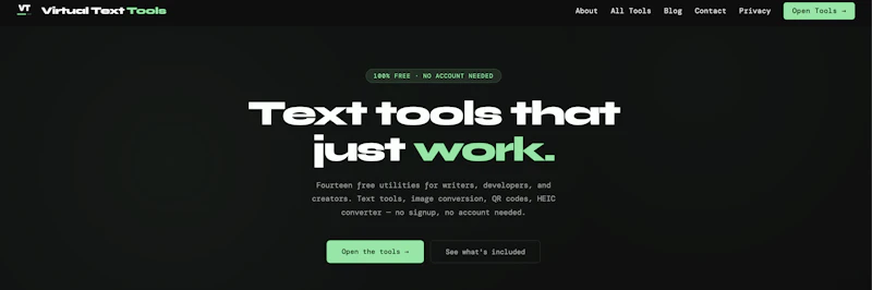 Virtual Text Tools screenshot 1