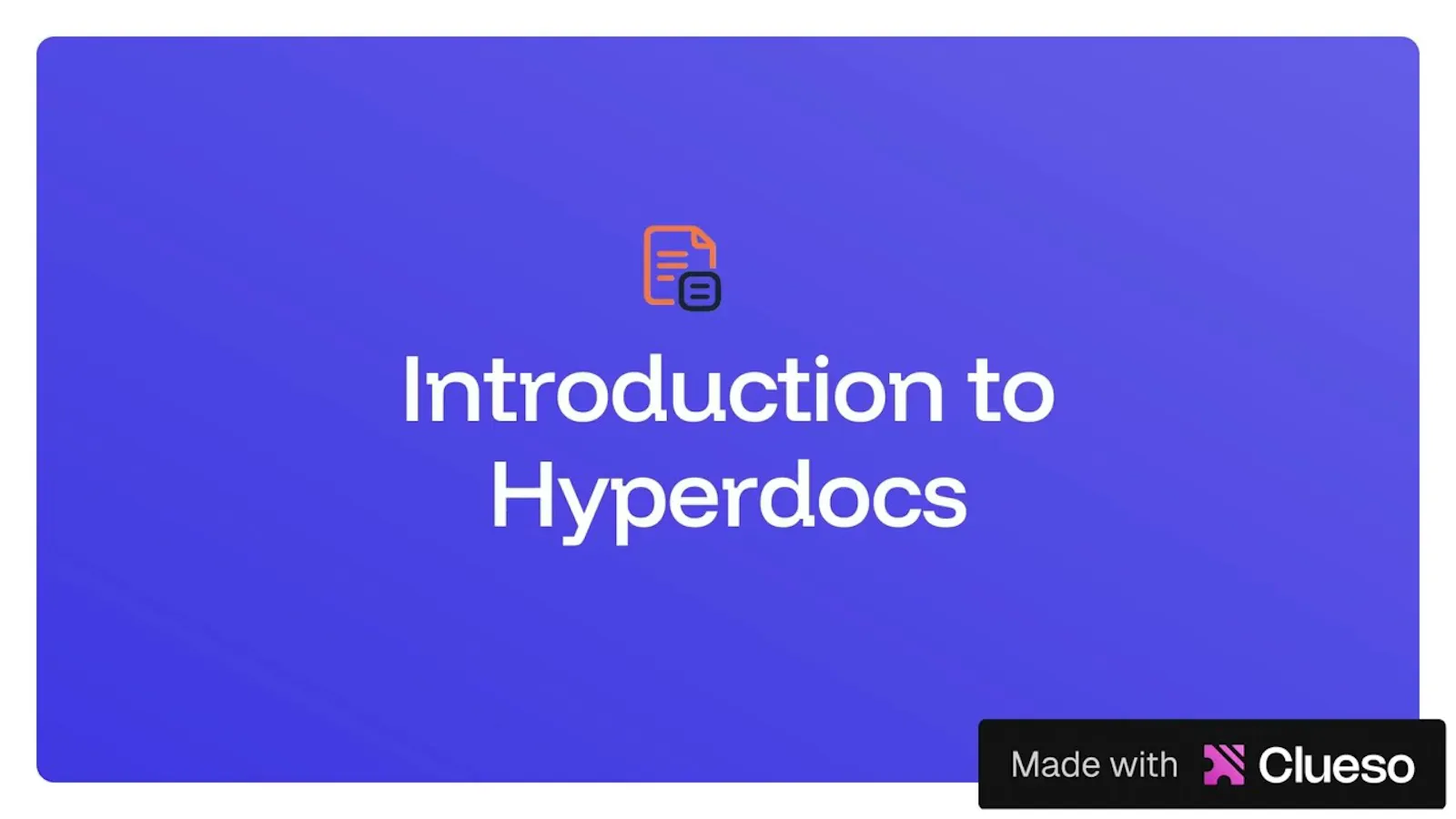 Hyperdocs screenshot 1 (video preview)