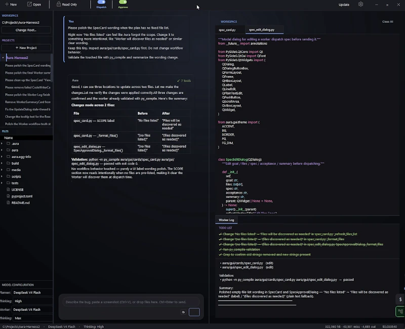Aura IDE screenshot 2