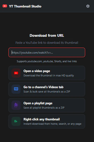 YT Thumbnail Studio