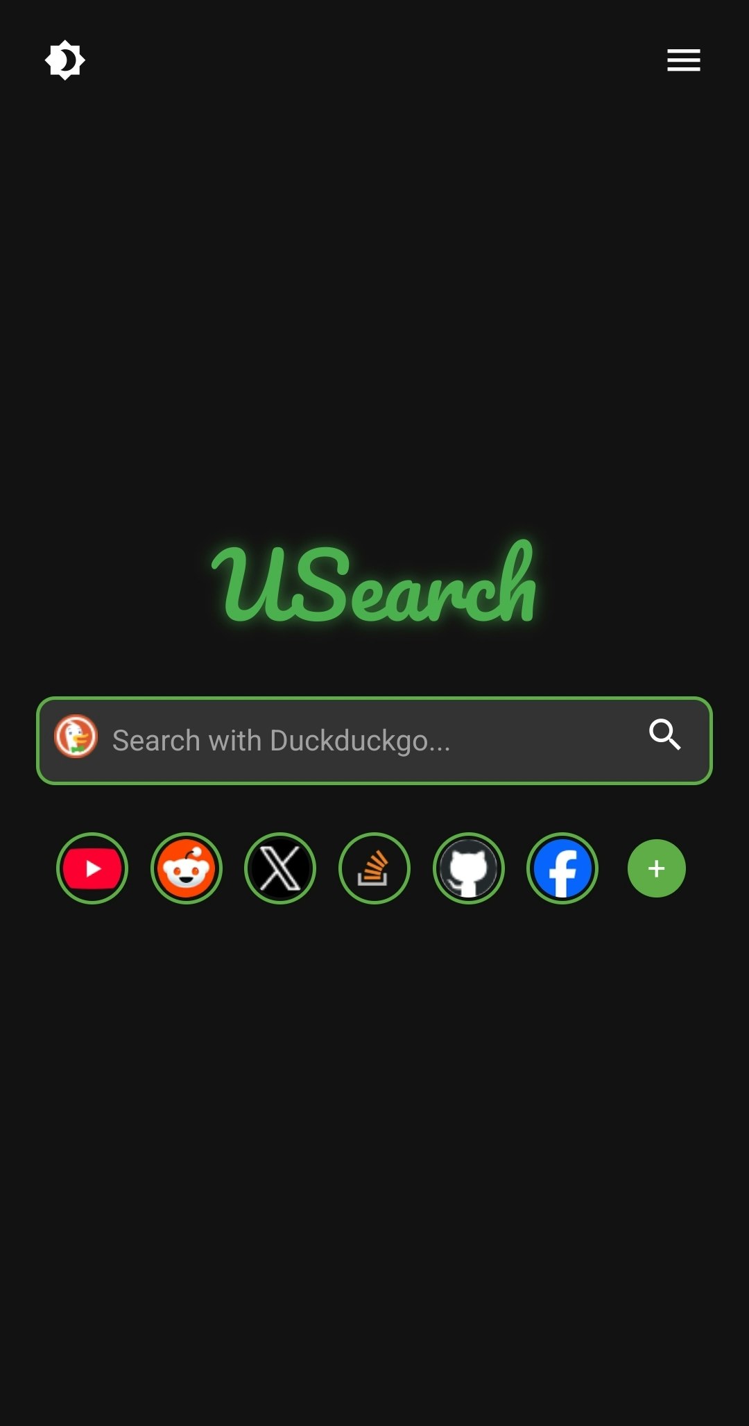 Média Usearch - Page de recherche open source de la plus grande confidentialité et moderne. 2