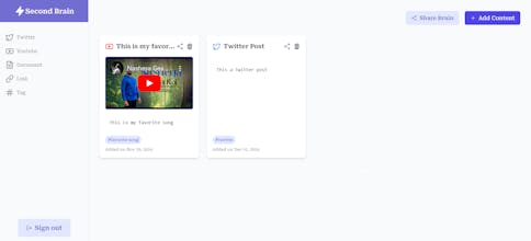 Second Brain gallery image