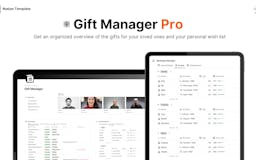 Notion Gift Manager Pro media 1